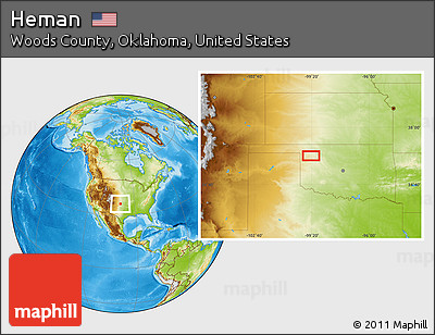 Physical Location Map of Heman