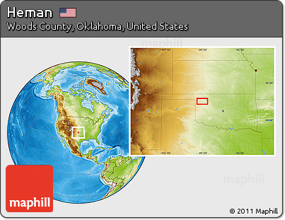 Physical Location Map of Heman