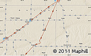 Shaded Relief Map of Bryans Corner