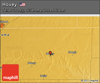 Physical 3D Map of Hovey