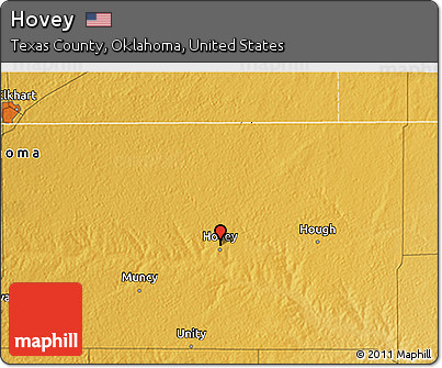 Physical 3D Map of Hovey