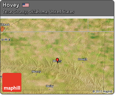 Satellite 3D Map of Hovey