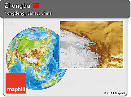Physical Location Map of Zhongbu