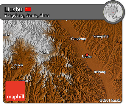 Physical Map of Liushu