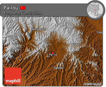 Physical Map of Pailou