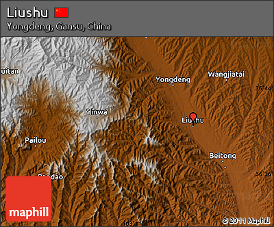 Physical Map of Liushu