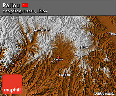 Physical Map of Pailou