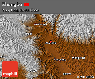 Physical Map of Zhongbu