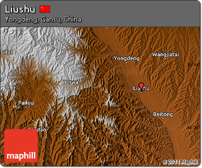 Physical Map of Liushu