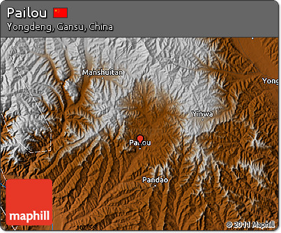Physical Map of Pailou
