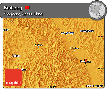 Political Map of Beitong