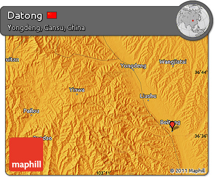 Political Map of Datong