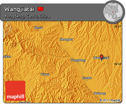 Political Map of Wangjiatai