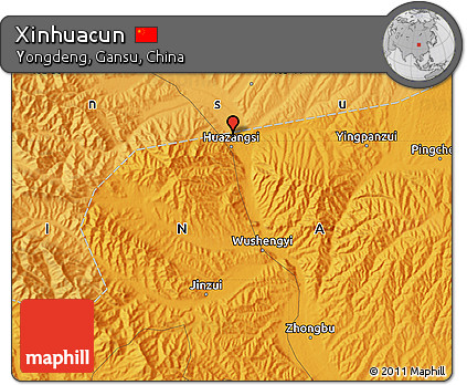 Political Map of Xinhuacun