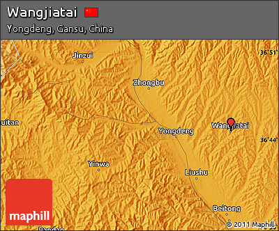 Political Map of Wangjiatai