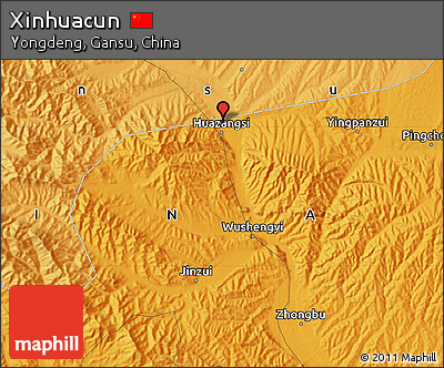 Political Map of Xinhuacun