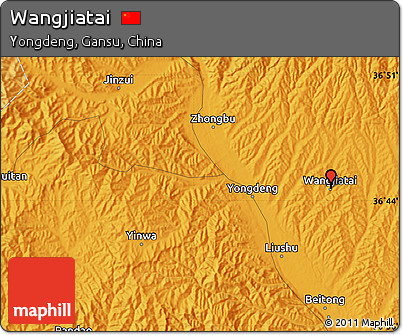 Political Map of Wangjiatai