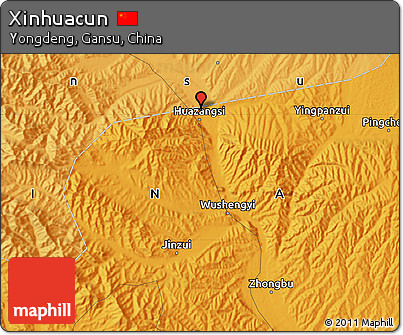 Political Map of Xinhuacun
