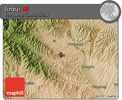 Satellite Map of Jinzui