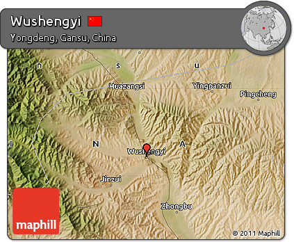 Satellite Map of Wushengyi