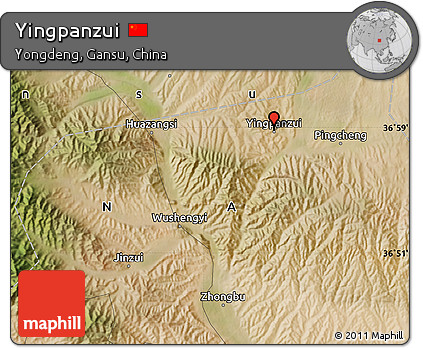 Satellite Map of Yingpanzui