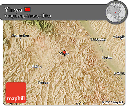 Satellite Map of Yinwa
