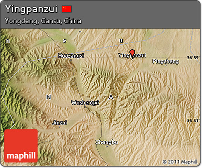 Satellite Map of Yingpanzui
