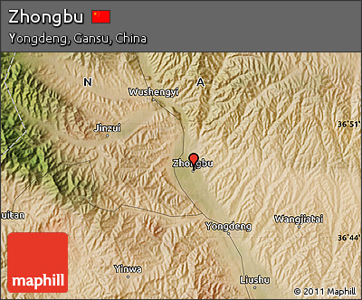 Satellite Map of Zhongbu