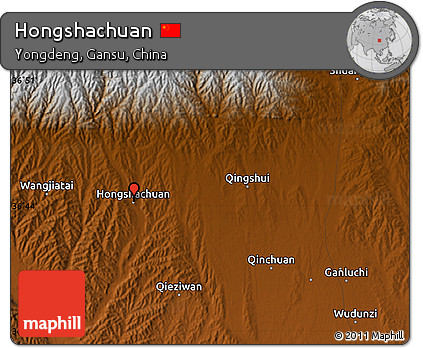 Physical Map of Hongshachuan