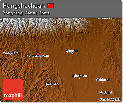 Physical Map of Hongshachuan
