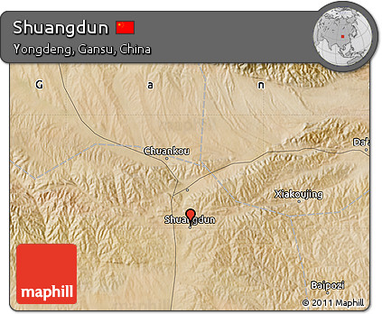 Satellite Map of Shuangdun