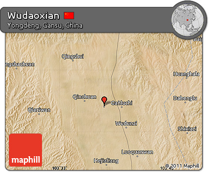 Satellite Map of Wudaoxian