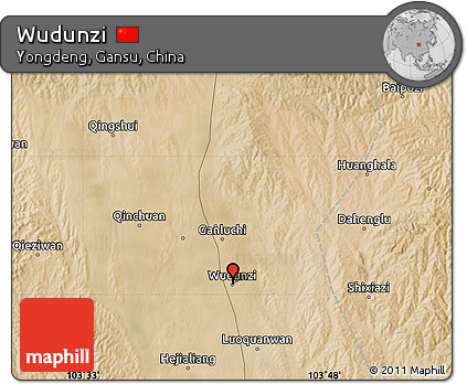 Satellite Map of Wudunzi