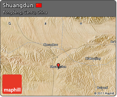 Satellite Map of Shuangdun