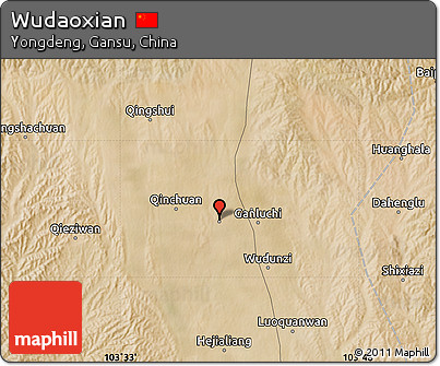 Satellite Map of Wudaoxian
