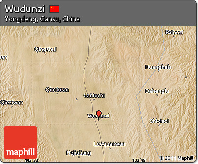Satellite Map of Wudunzi