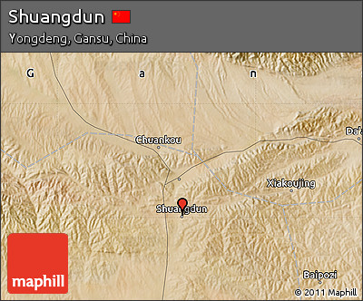 Satellite Map of Shuangdun