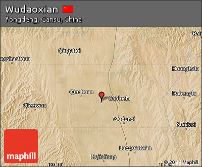 Satellite Map of Wudaoxian