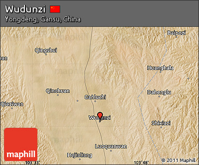 Satellite Map of Wudunzi