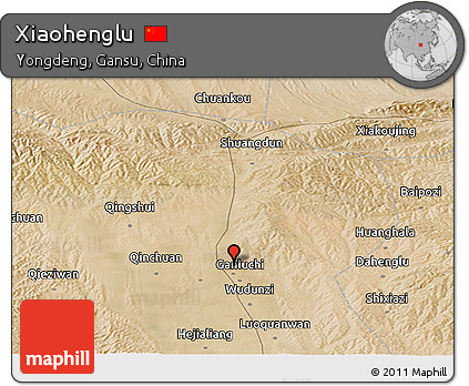 Satellite Panoramic Map of Xiaohenglu
