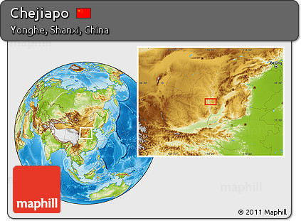 Physical Location Map of Chejiapo