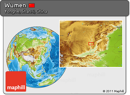 Physical Location Map of Wumen