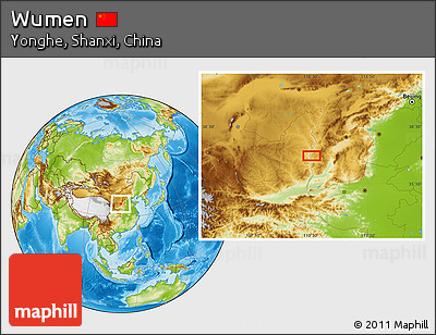 Physical Location Map of Wumen