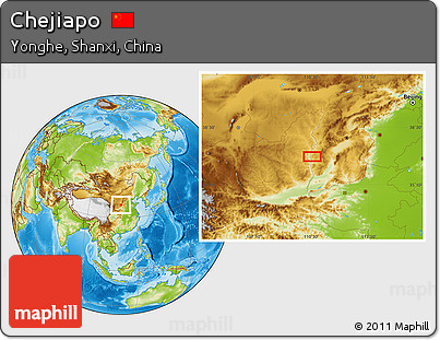 Physical Location Map of Chejiapo