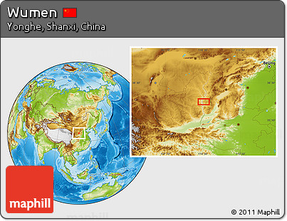 Physical Location Map of Wumen