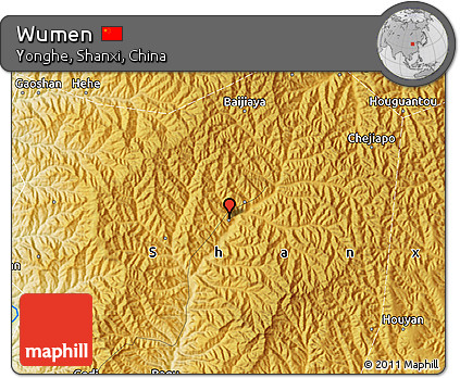 Physical Map of Wumen