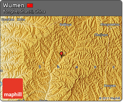 Physical Map of Wumen