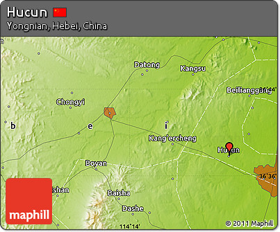 Physical Map of Hucun