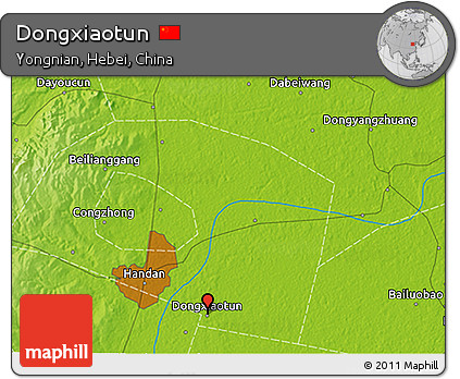 Physical 3D Map of Dongxiaotun