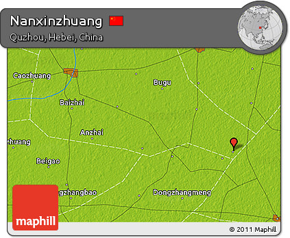 Physical 3D Map of Nanxinzhuang